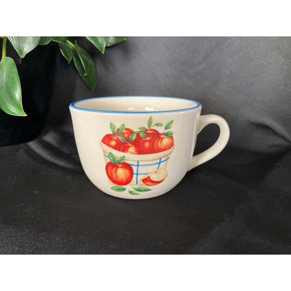 Vintage Atico Inc Thanksgiving Fall Autumn Apple Harvest Ceramic Coffee Mug